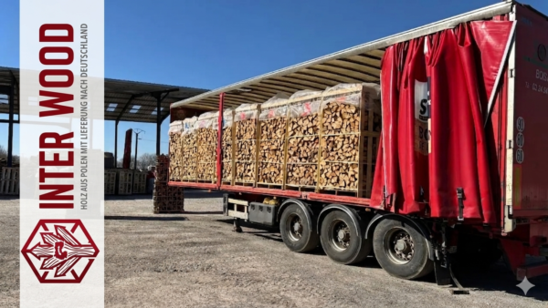 Buchen-Brennholz 25 cm · 48 RM LKW-Ladung aus Polen